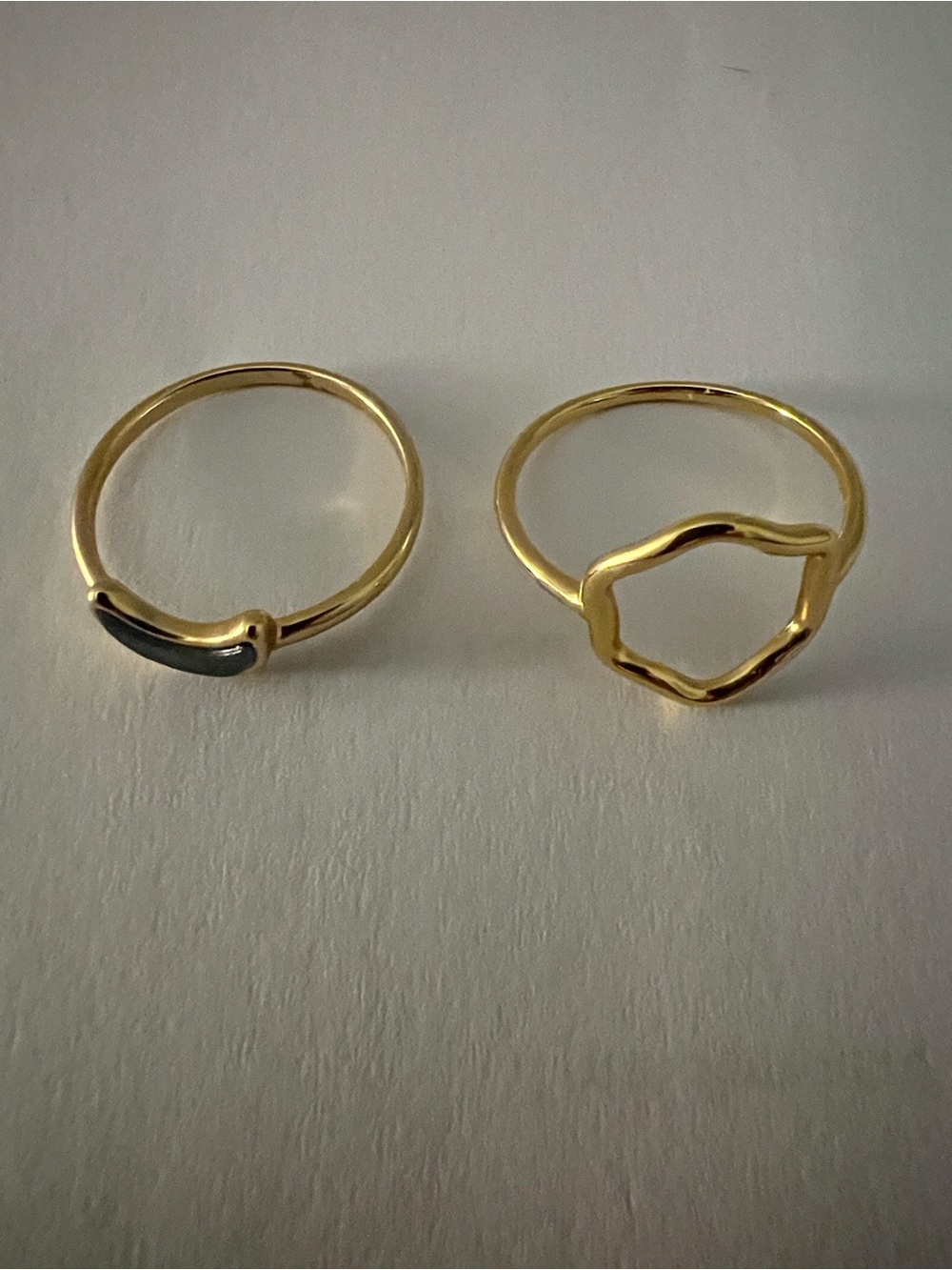 Madewell Gold-Tone Ring Set